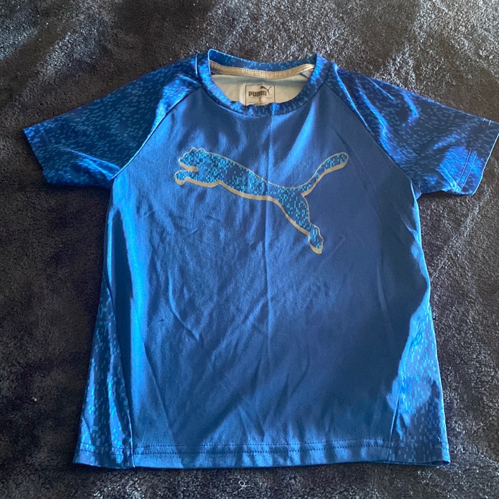 5 for $25 sale. Bundle any items under $15 and save.  Boys Puma Shirt